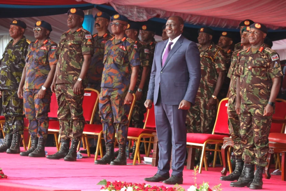 Several KDF officers promoted as Ruto makes changes