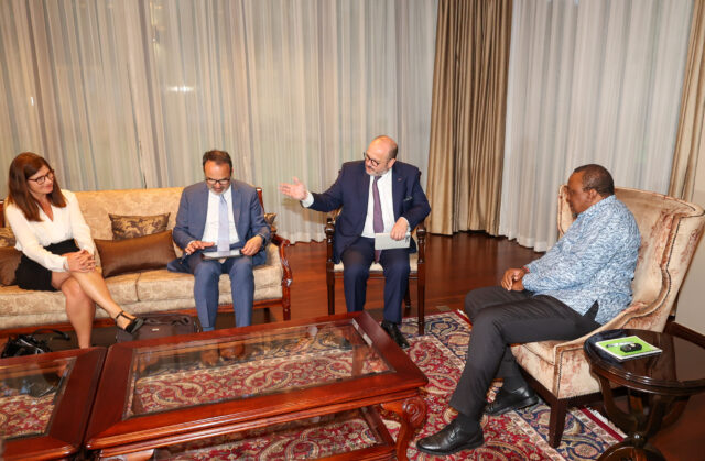 The discussions come after the EU delegation paid a courtesy call to Kenya’s former President Uhuru Kenyatta
