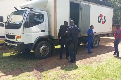 G4S lorry ferrying bhang