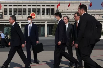 Antony Blinken, who arrived in Beijing on Sunday, is the highest-ranking member of President Joe Biden's administration to visit China