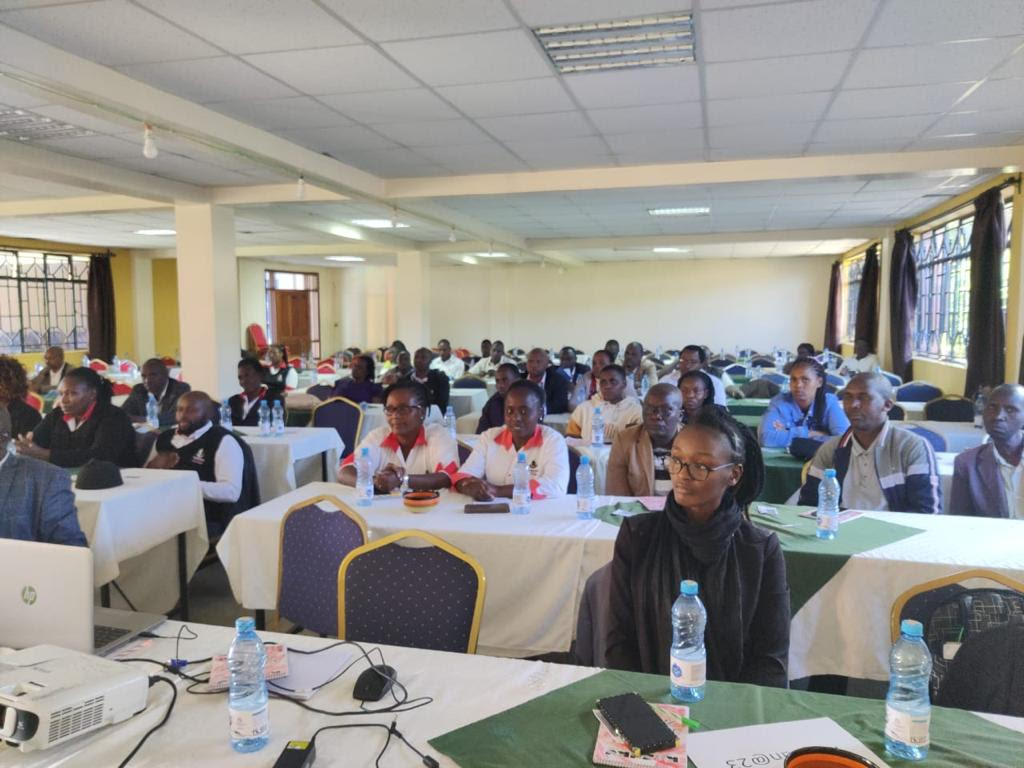 Civil Servants attending the Civil Servants Monitoring and Evaluation exercise in the counties.