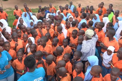 Pupils from Bwiti primary school (PHOTOS BY Jackson Mnyamwezi)