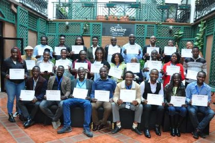 Journalists after an Air Pollution Training.