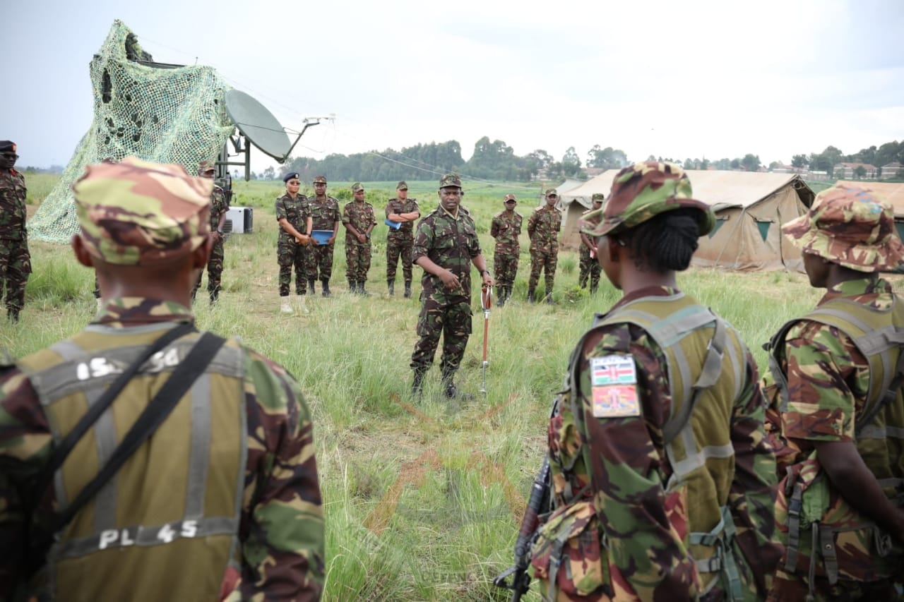 KDF troops prepare for deployment in the DRC KBC