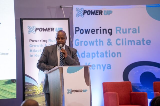 Senior Deputy Director Renewable Energy Kenya Paul Mbuthi during the Power Up campaign on July 5, 2023 Image: Photo Courtesy