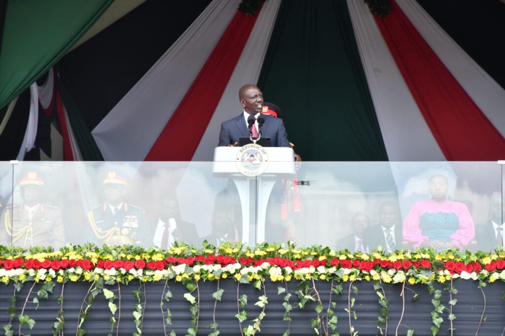 President William Ruto addresing the nation. Photo/Selestus Mayira