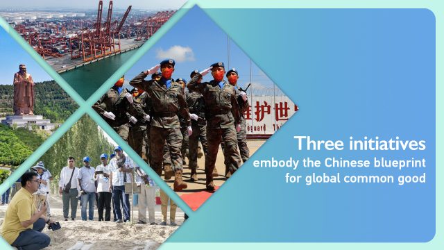 Tres iniciativas representan el plan de China para el bien público mundial