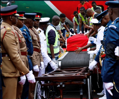 Kenya Mourns: Emotions run high as Raila Odinga’s body arrives at JKIA