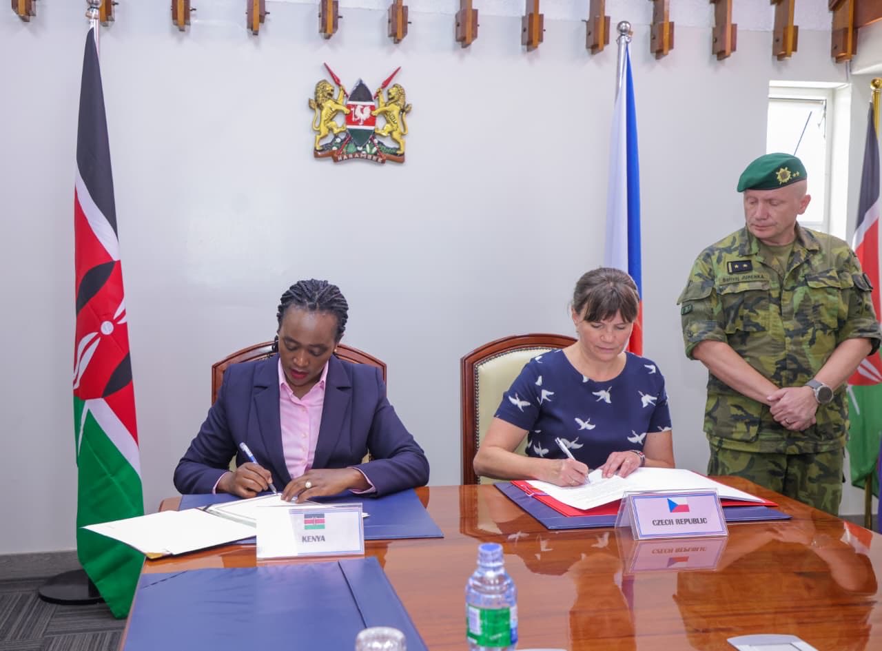 Kenya, Czech Republic sign Defence Cooperation Agreement