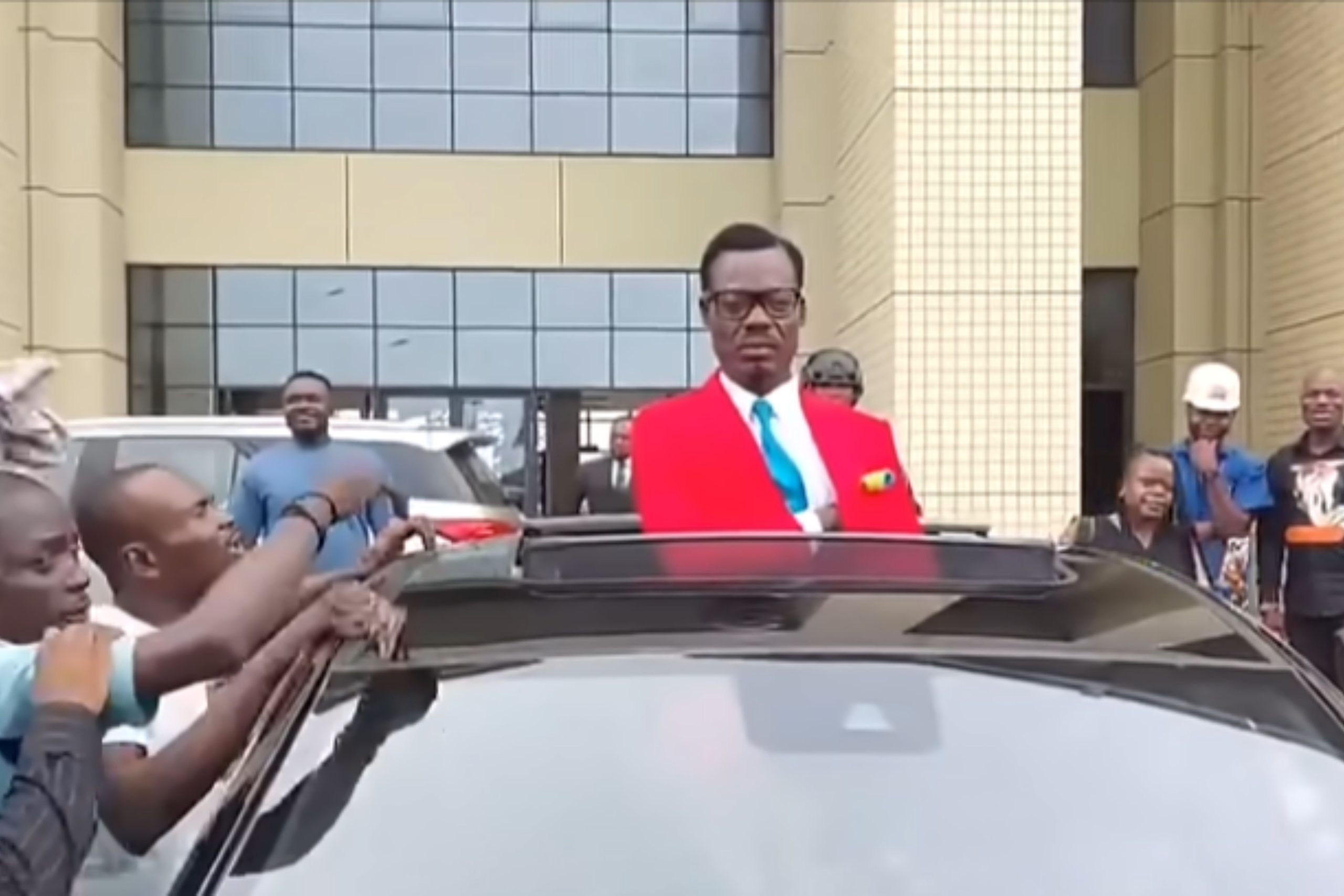 DRC minister gifts viral ‘Lumumba’ fan a luxury SUV after AFCON fame