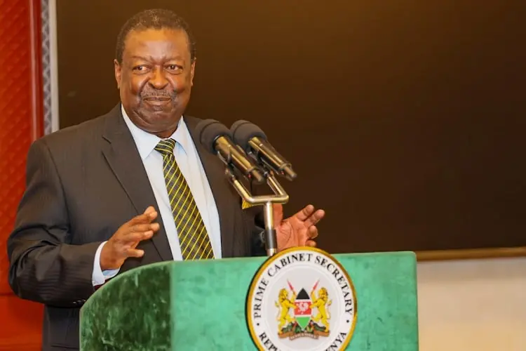 At least 2.5M Kenyans risk hunger as drought persists – Mudavadi
