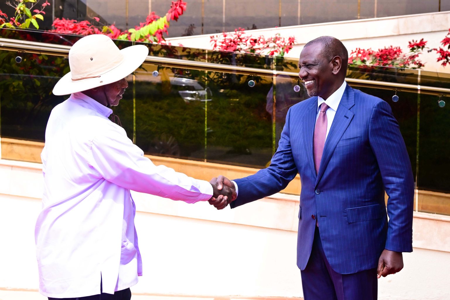President Ruto congratulates Yoweri Museveni on election victory
