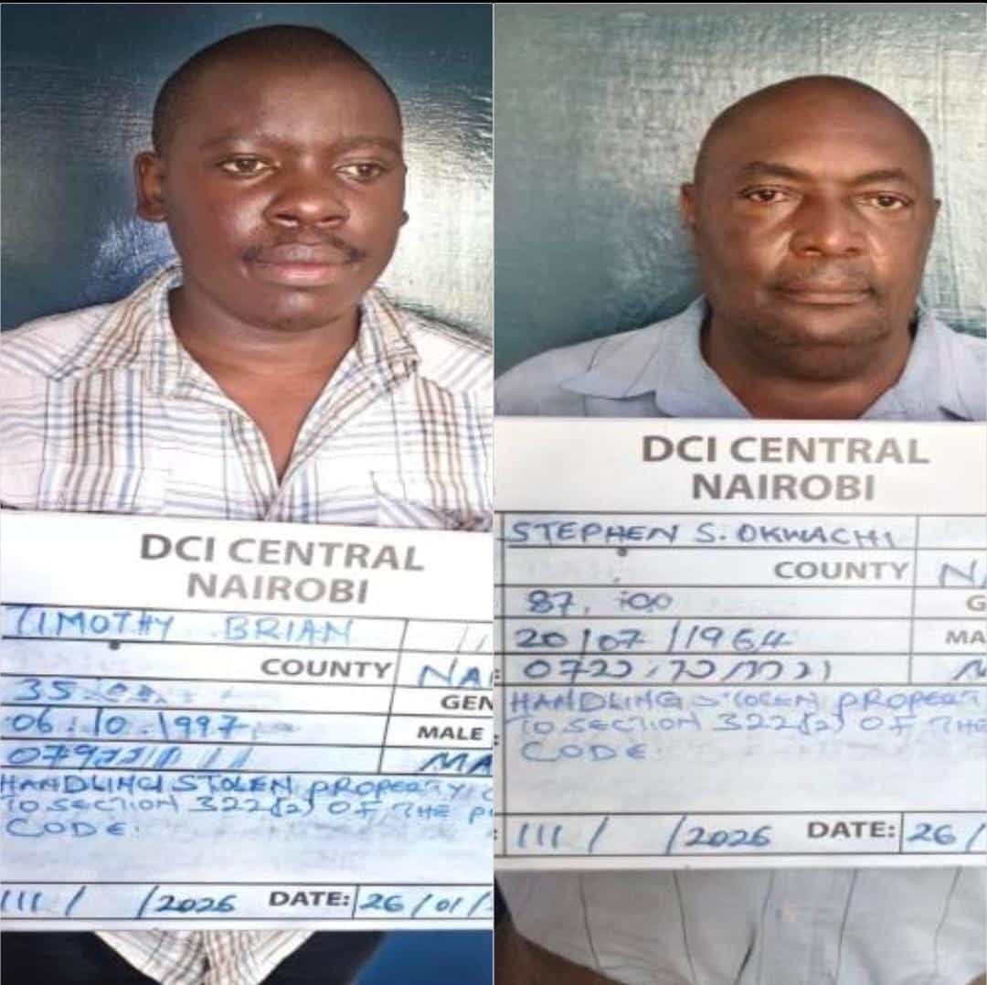 Two arrested as detectives recover over 900 stolen phones in Nairobi