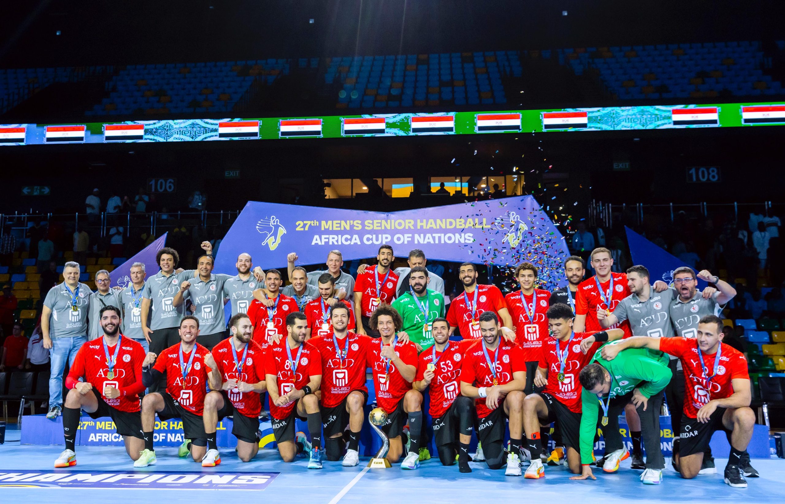 Egypt defeats Tunisia to clinch 10th men’s Handball AFCON title