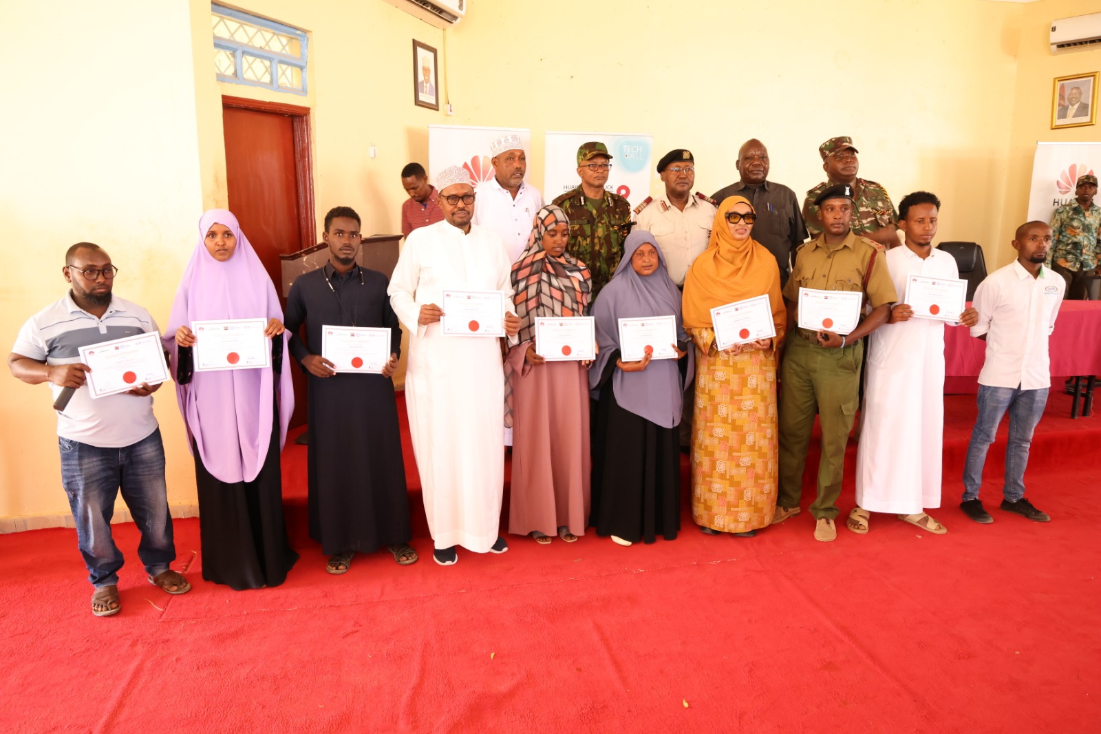 Huawei Kenya DigiTruck graduates 200 youth in Wajir East, strengthening digital inclusion
