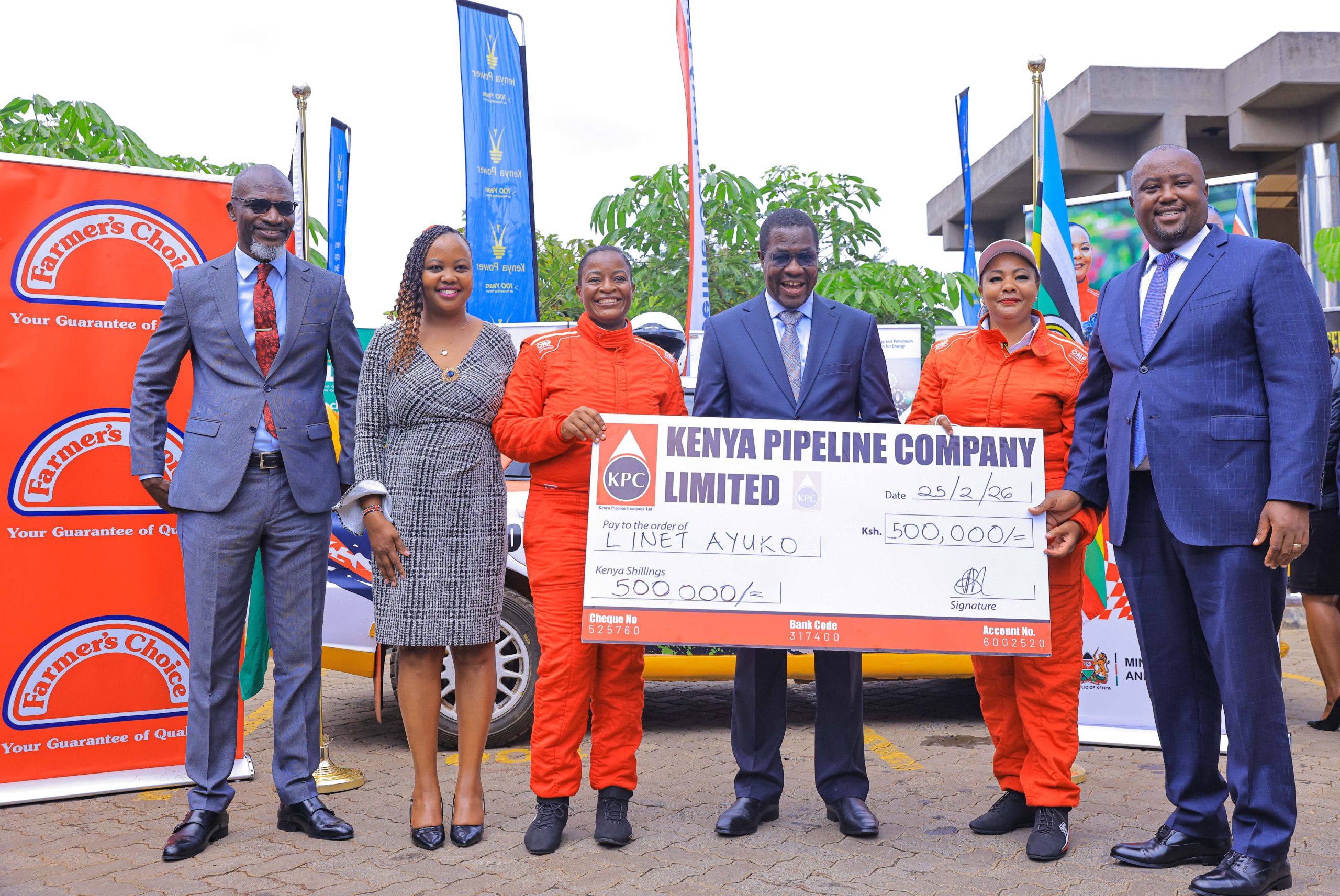 Sheghu, Ayuko vow to conquer tough WRC Safari Rally, ink deal with Ministry of Energy  