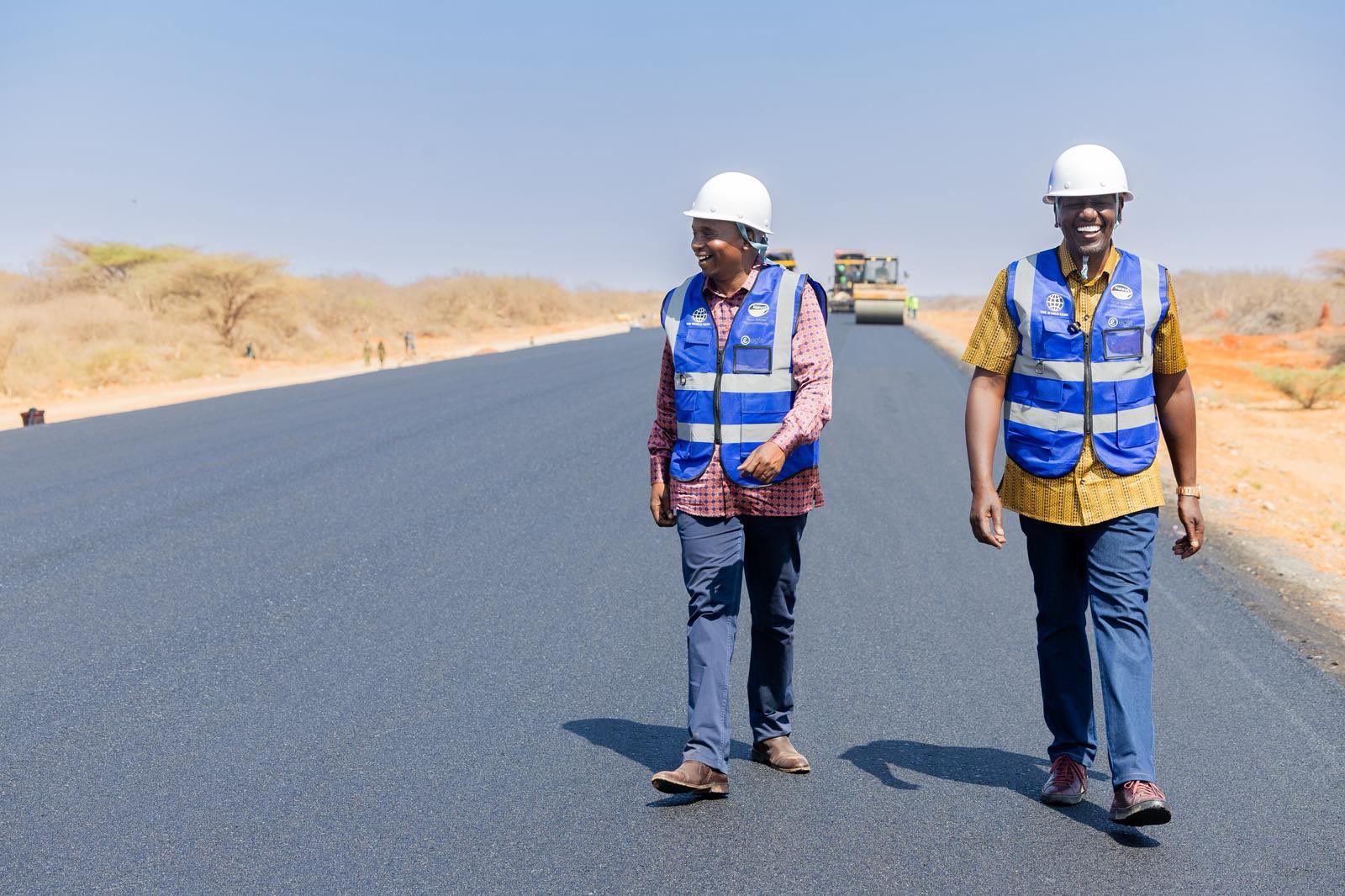 Ruto hails progress of 750km Isiolo–Wajir–Mandera Road as game-changer for Northern Kenya