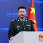 Spokesman for Chinese Ministry of National Defense Zhang Xiaogang