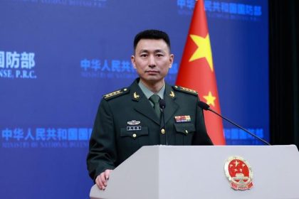 Spokesman for Chinese Ministry of National Defense Zhang Xiaogang