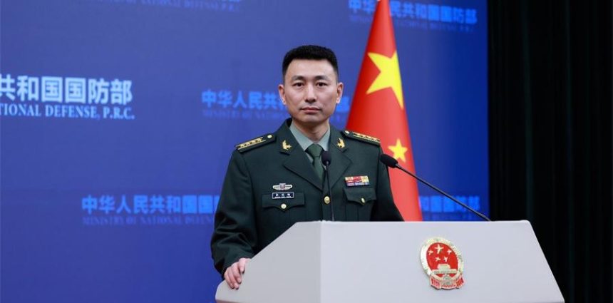 Spokesman for Chinese Ministry of National Defense Zhang Xiaogang