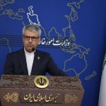 Iranian Foreign Ministry spokesman Esmaeil Baghaei speaks at a weekly press conference in Tehran, Iran, on Feb. 23, 2026. (Xinhua/Shadati)