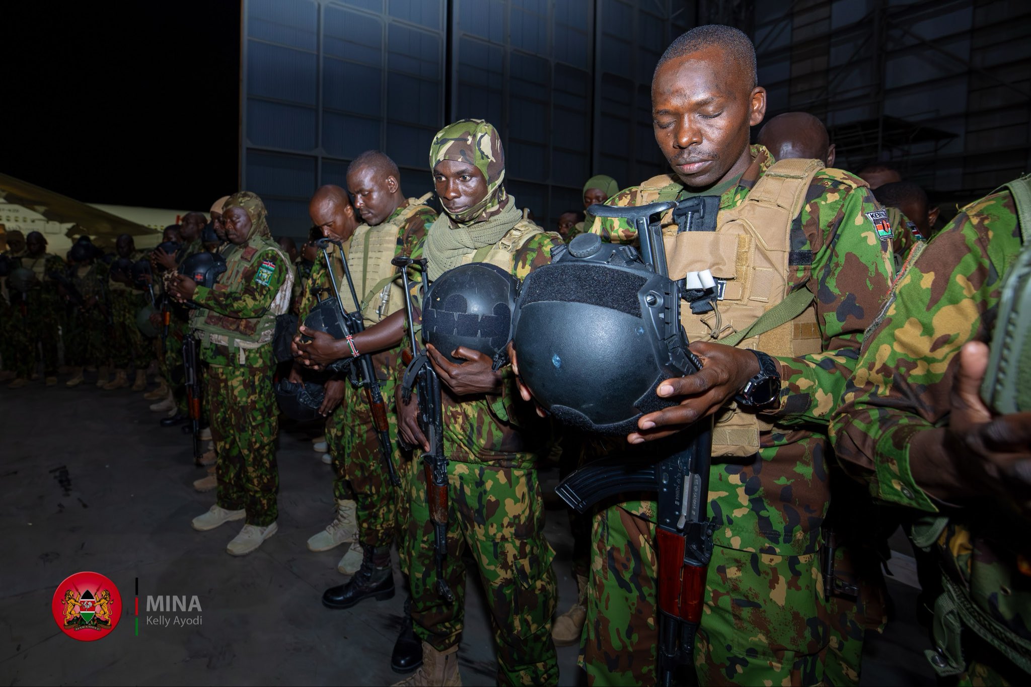 215 Kenyan police officers return from Haiti peace mission