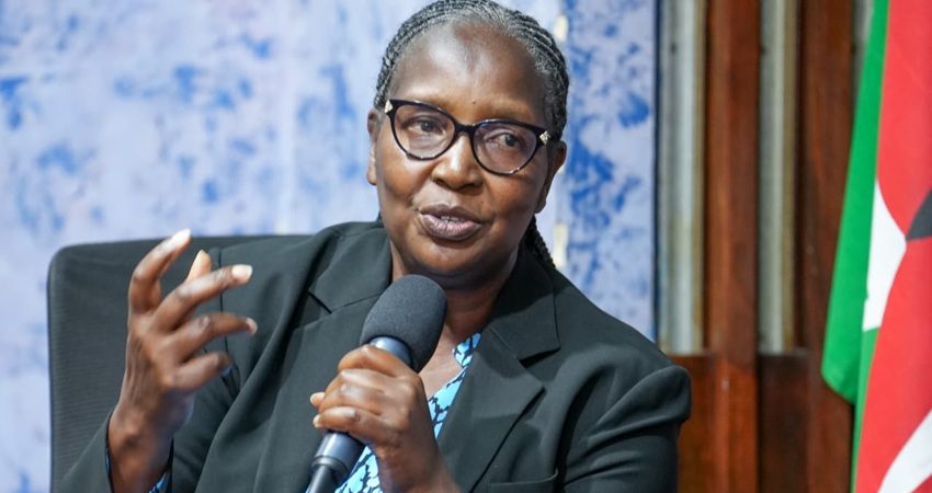 Principal Secretary for the State Department for Trade Regina Ombam