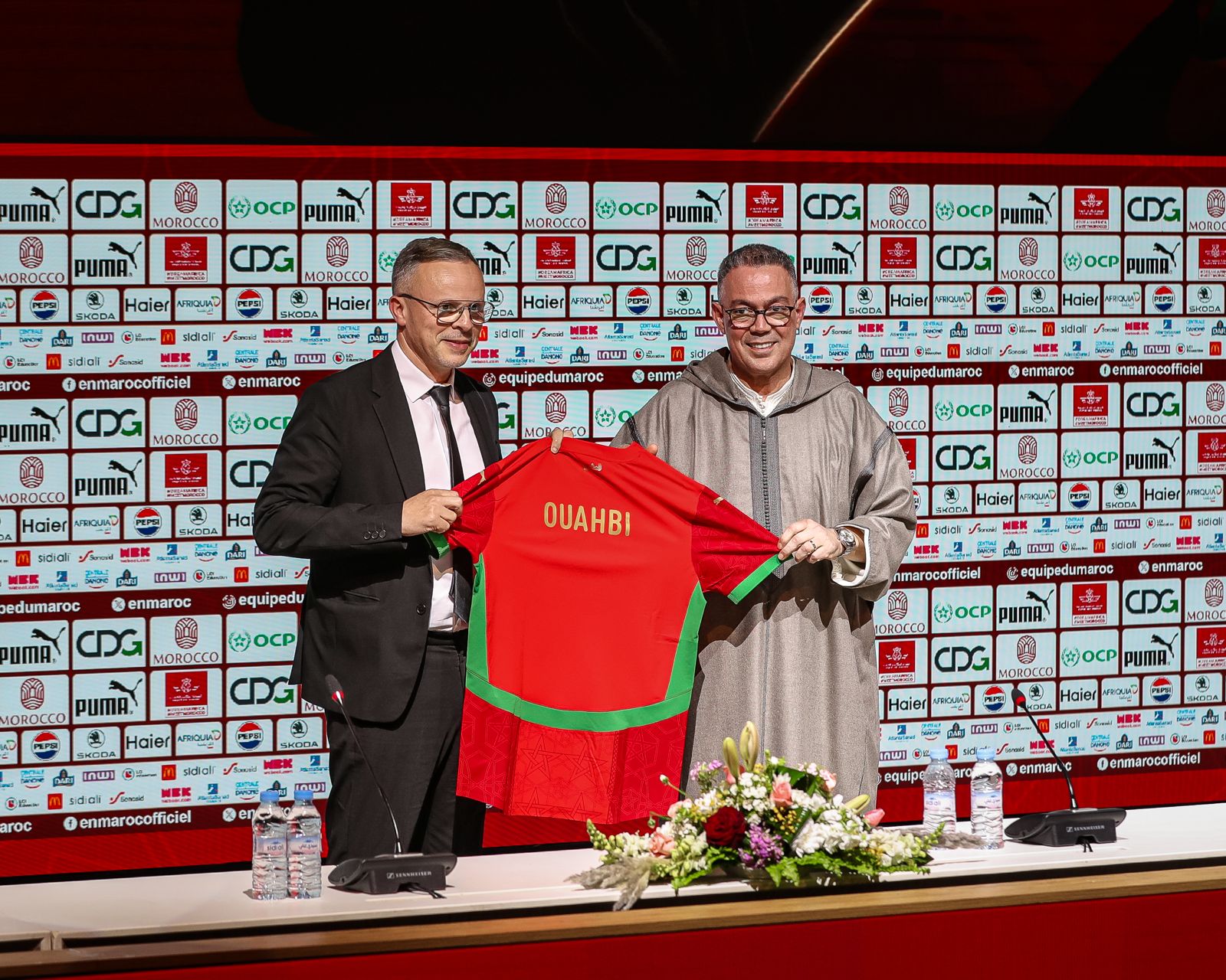 Mohamed Ouahbi unveiled as Morocco head coach, replacing Regragui