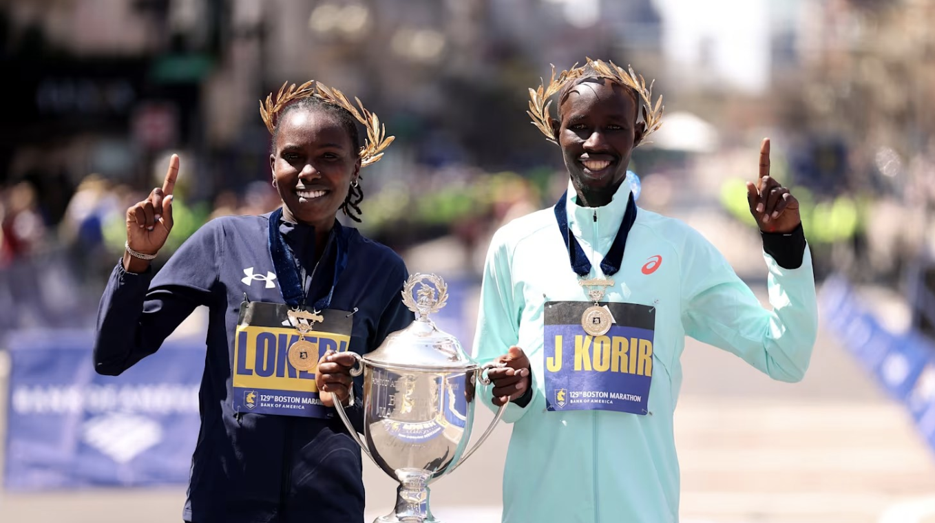 Kenyans Lokedi and Korir to defend Boston Marathon titles on Monday