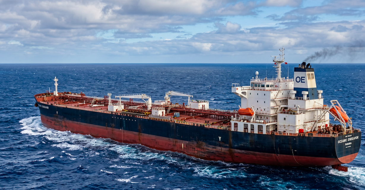 A tanker hijacked off Somalia