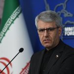 Iranian Foreign Ministry spokesperson Esmaeil Baghaei speaks at a weekly press conference in Tehran, Iran, May 11, 2026. (Xinhua/Shadati)