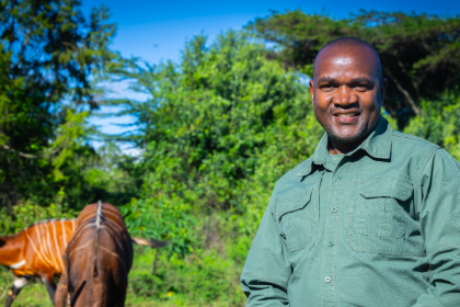 Head of the Mount Kenya Wildlife Conservancy (MKWC) Dr Robert Aruho