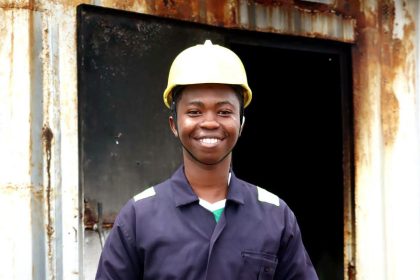 Omar Said, a student at Bandari Maritime Academy, Mombasa
