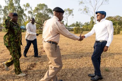 PS Internal Security Dr Raymond Omollo arrives in Homa Bay