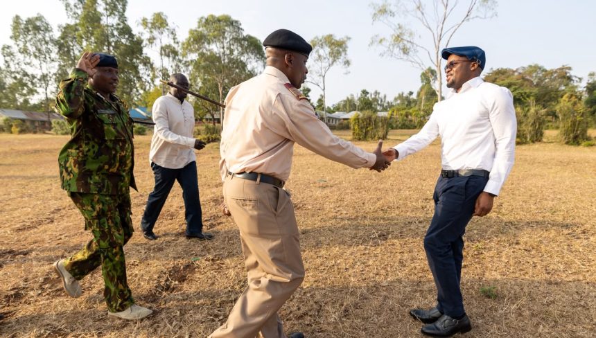 PS Internal Security Dr Raymond Omollo arrives in Homa Bay