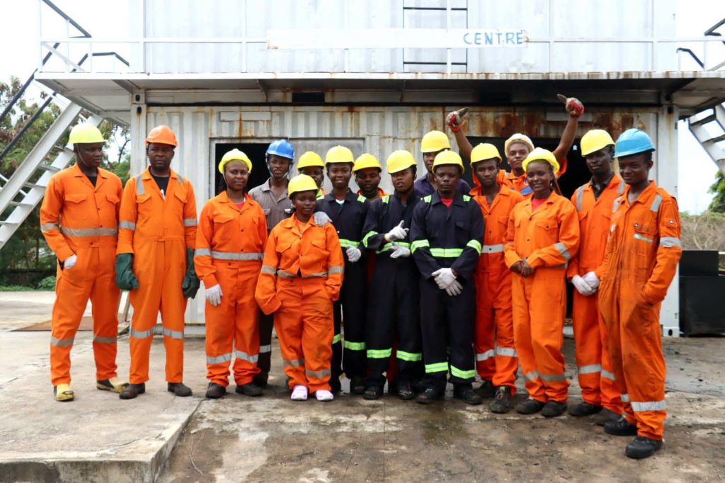 Students at Bandari Maritime Academy, Mombasa