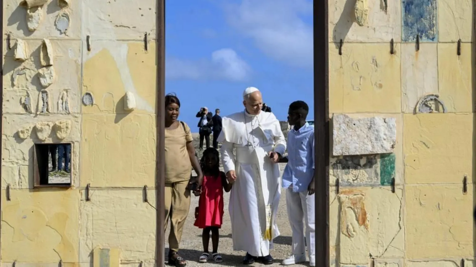 Pope urges Europe to do more for migrants as he visits gateway island