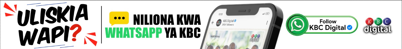 uliskia whatsapp kbc hor