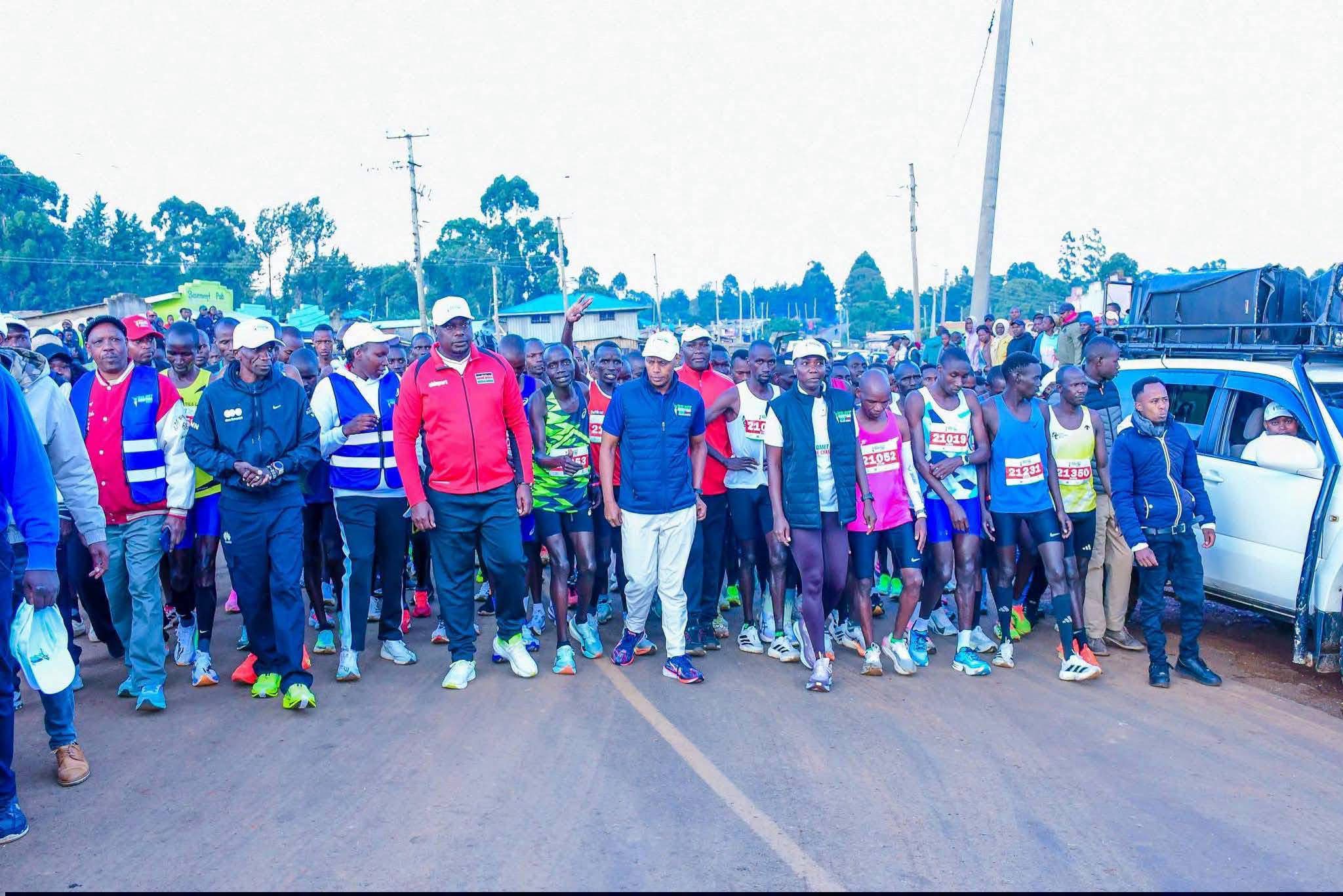 Kimutai, Chepng’eno win Belgut half marathon as millions raised to support needy students
