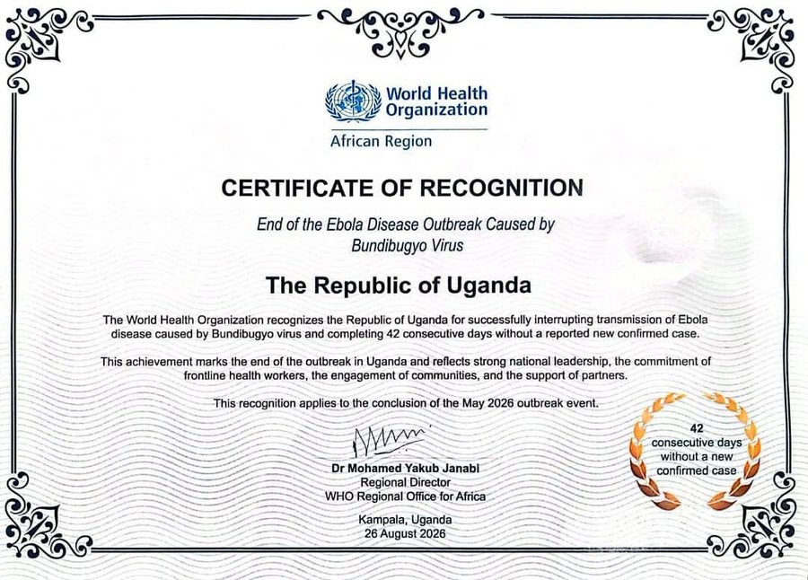 UGANDA EBOLA FREE