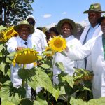 Principal Secretary for Agriculture Dr. Kipronoh Ronoh during the Kenya Seed Company's 70th Anniversary in Kitale.