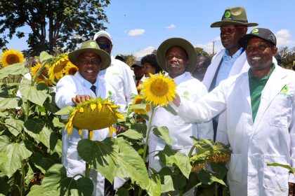 Principal Secretary for Agriculture Dr. Kipronoh Ronoh during the Kenya Seed Company's 70th Anniversary in Kitale.