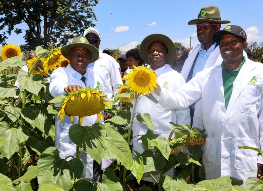 Principal Secretary for Agriculture Dr. Kipronoh Ronoh during the Kenya Seed Company's 70th Anniversary in Kitale.