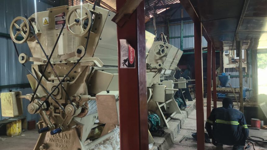 The cotton ginnery undergoing installation at Jairos Co-operative Society in Teso North. The facility will process cotton into lint and, through additional processing, produce cotton seed oil and animal feed.