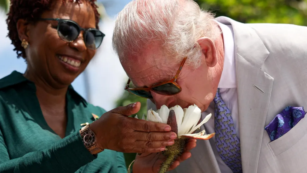 King visits Guyanese slave rebellion site on Caribbean tour