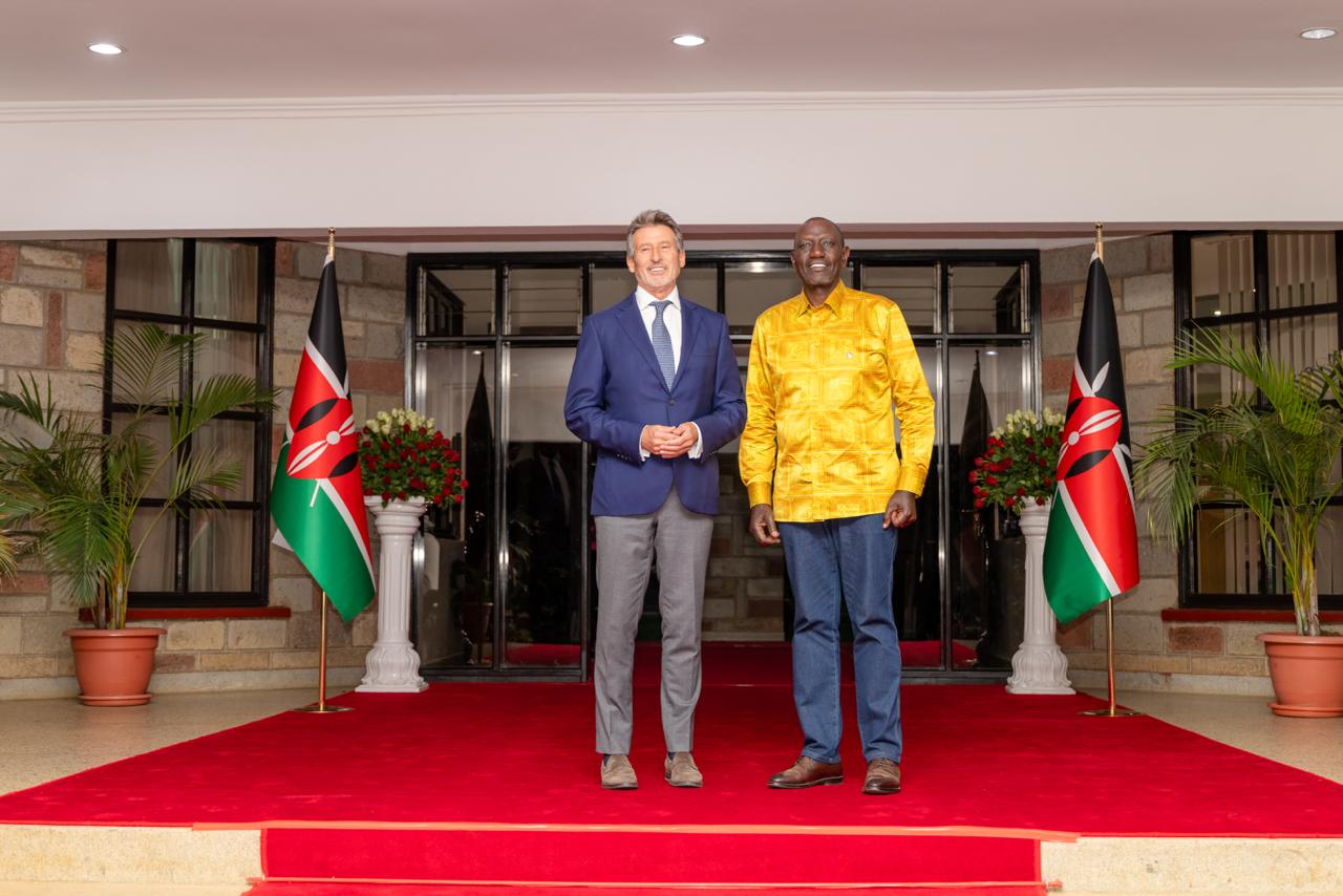 ‘We will deliver the best championships in 2029,’ says Ruto as he hosts World Athletics President Coe